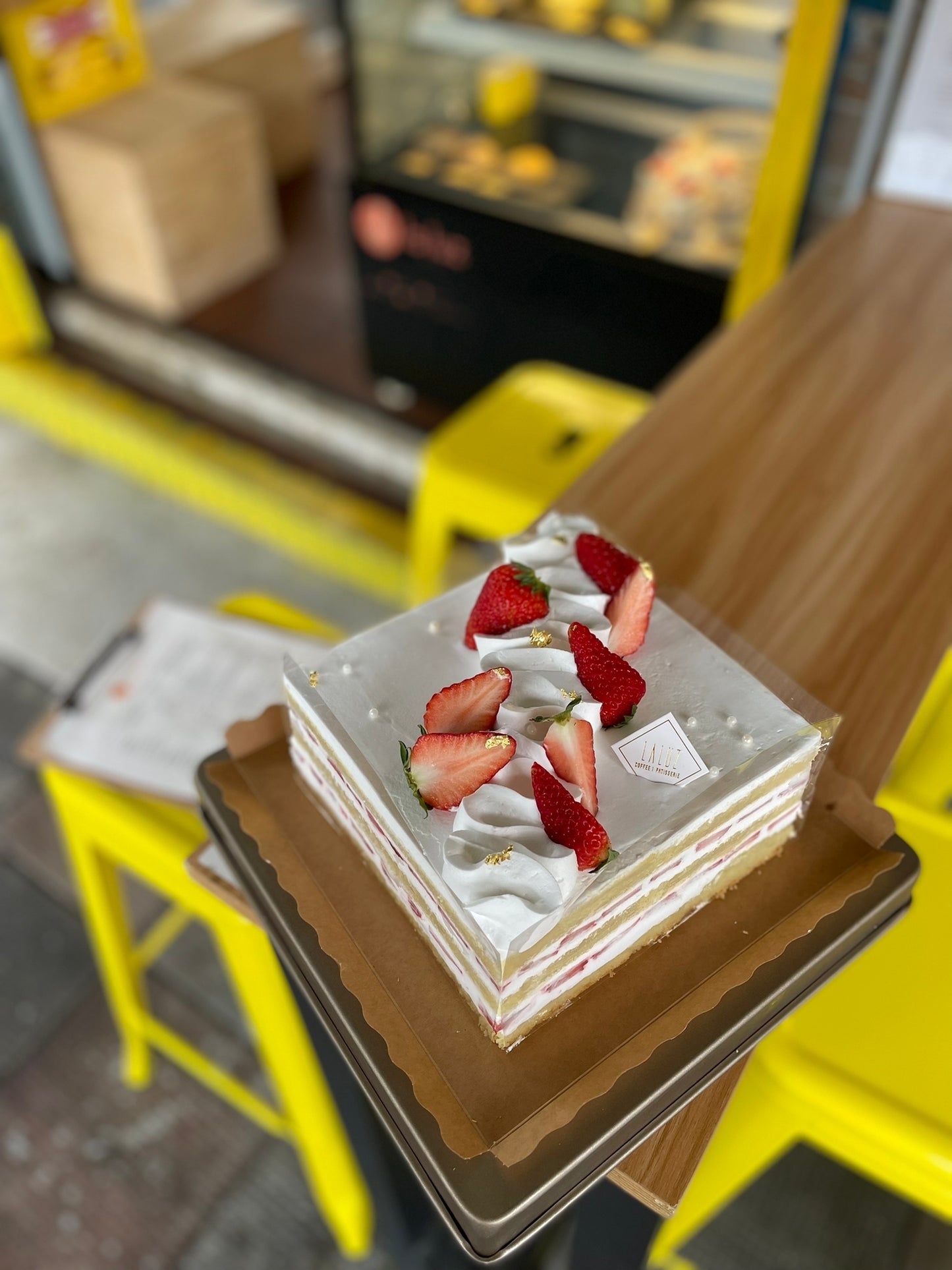 Gateaux Fraise (Classic Strawberry Cake)
