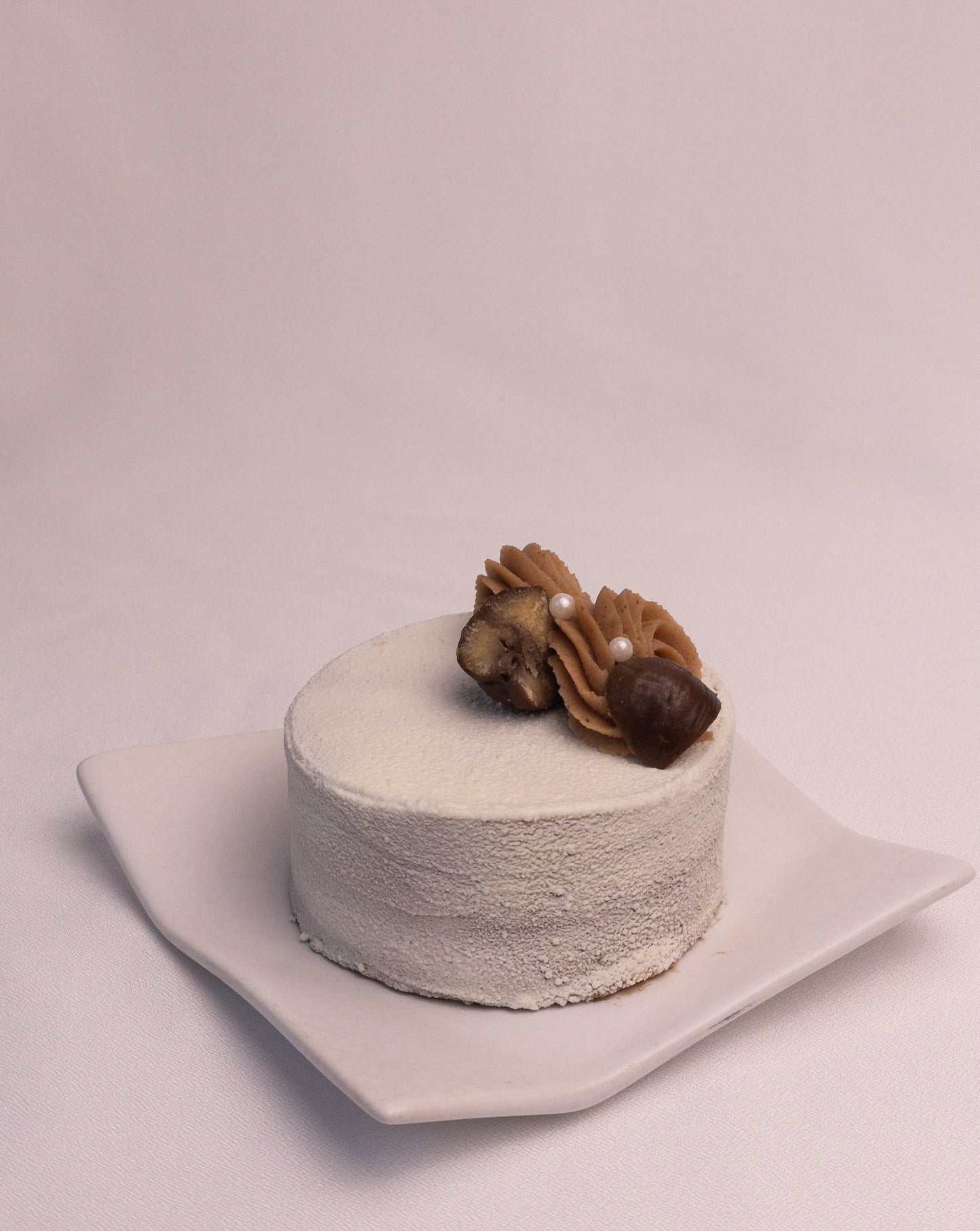 Black Sesame Chestnut Cake