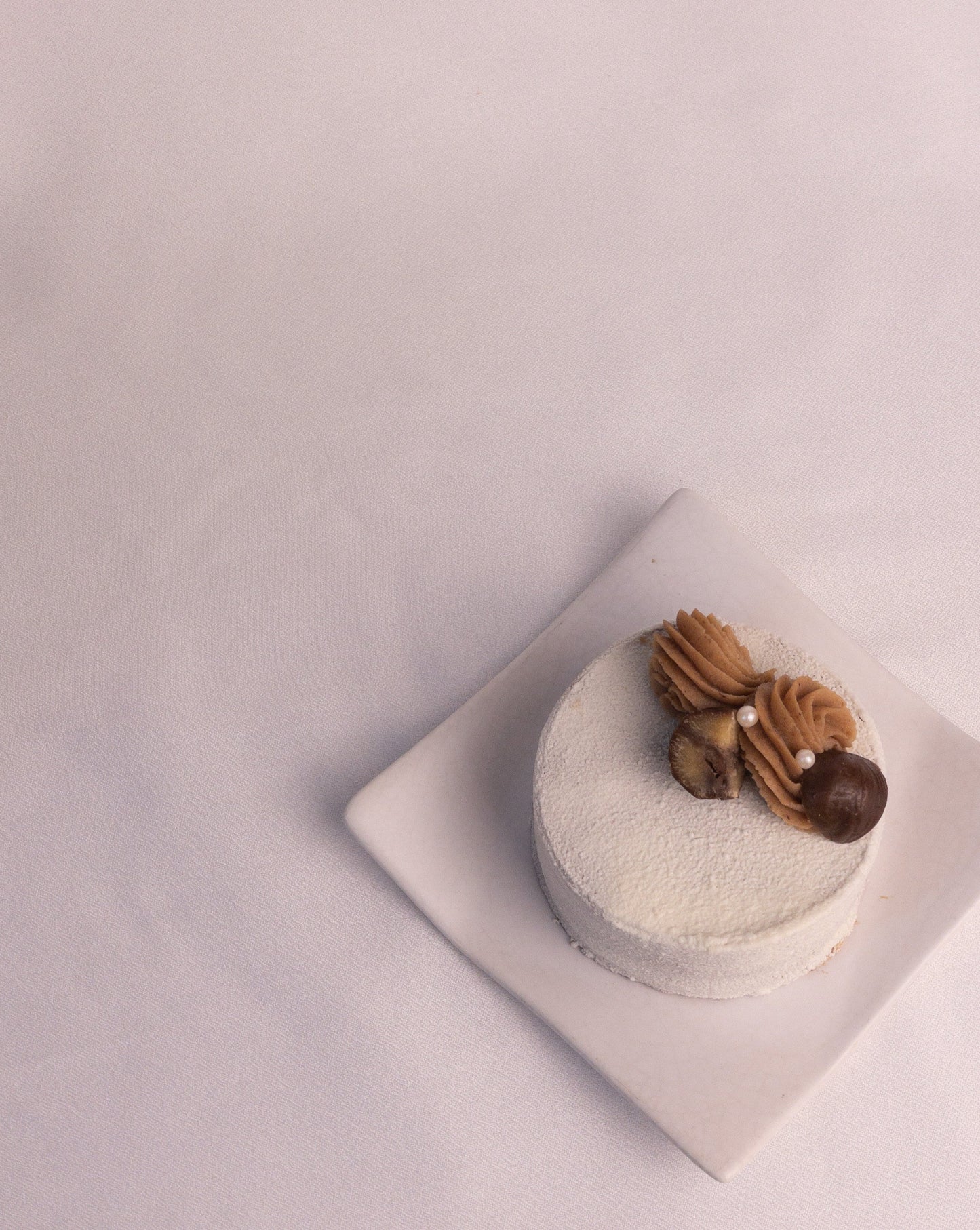 Black Sesame Chestnut Cake
