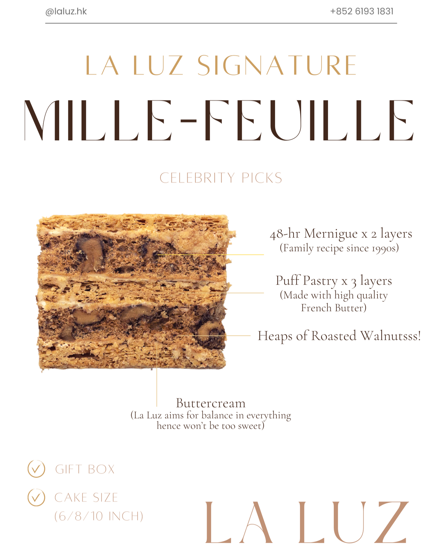 48-hour Signature Mille-feuille