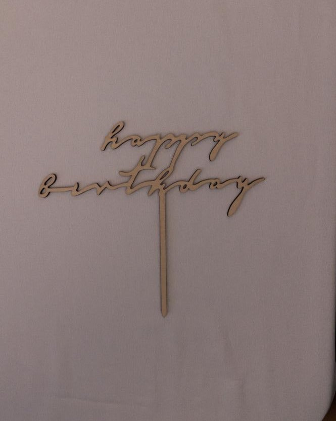 Toppers - Happy Birthday