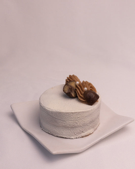 Black Sesame Chestnut Cake